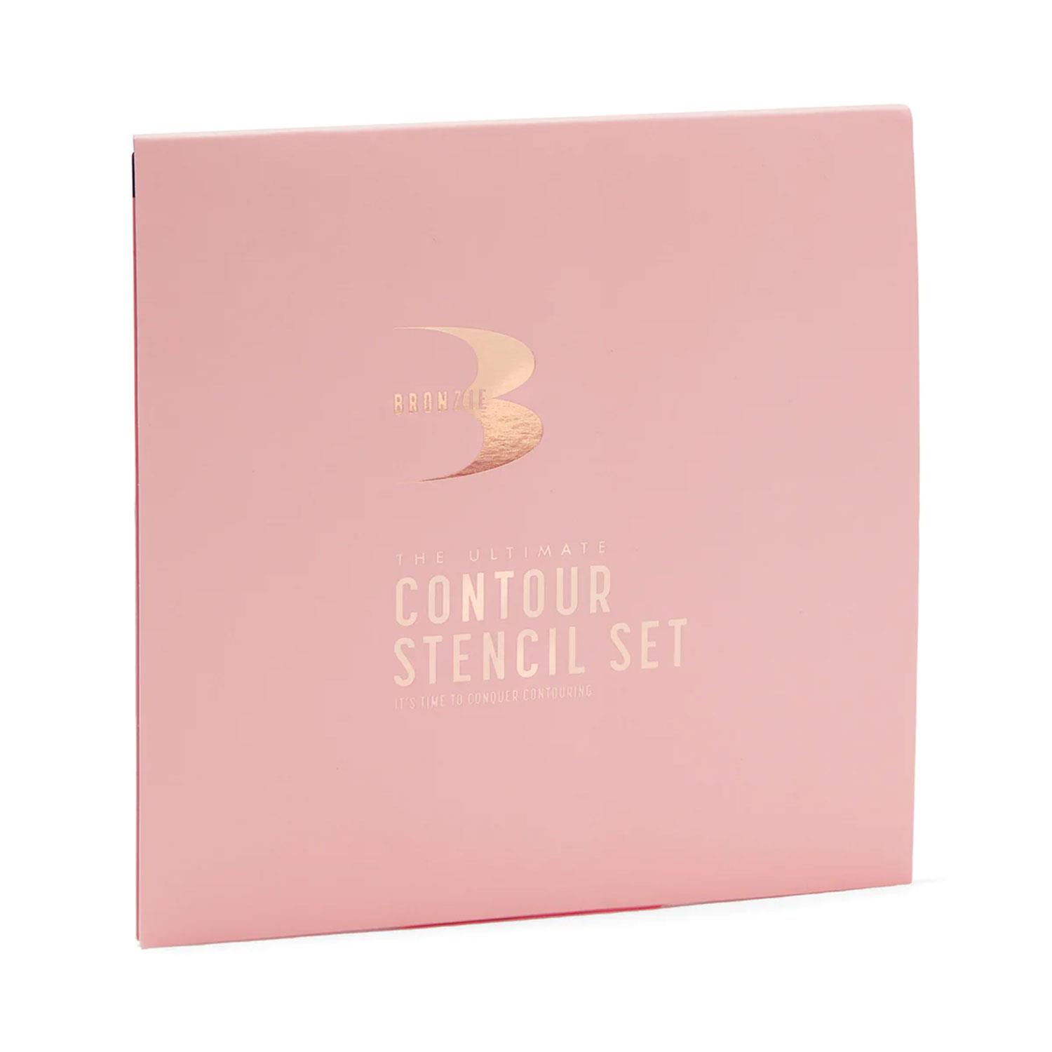 Bronzie Womens The Ultimate Contour Stencil Set - Tan - One Size