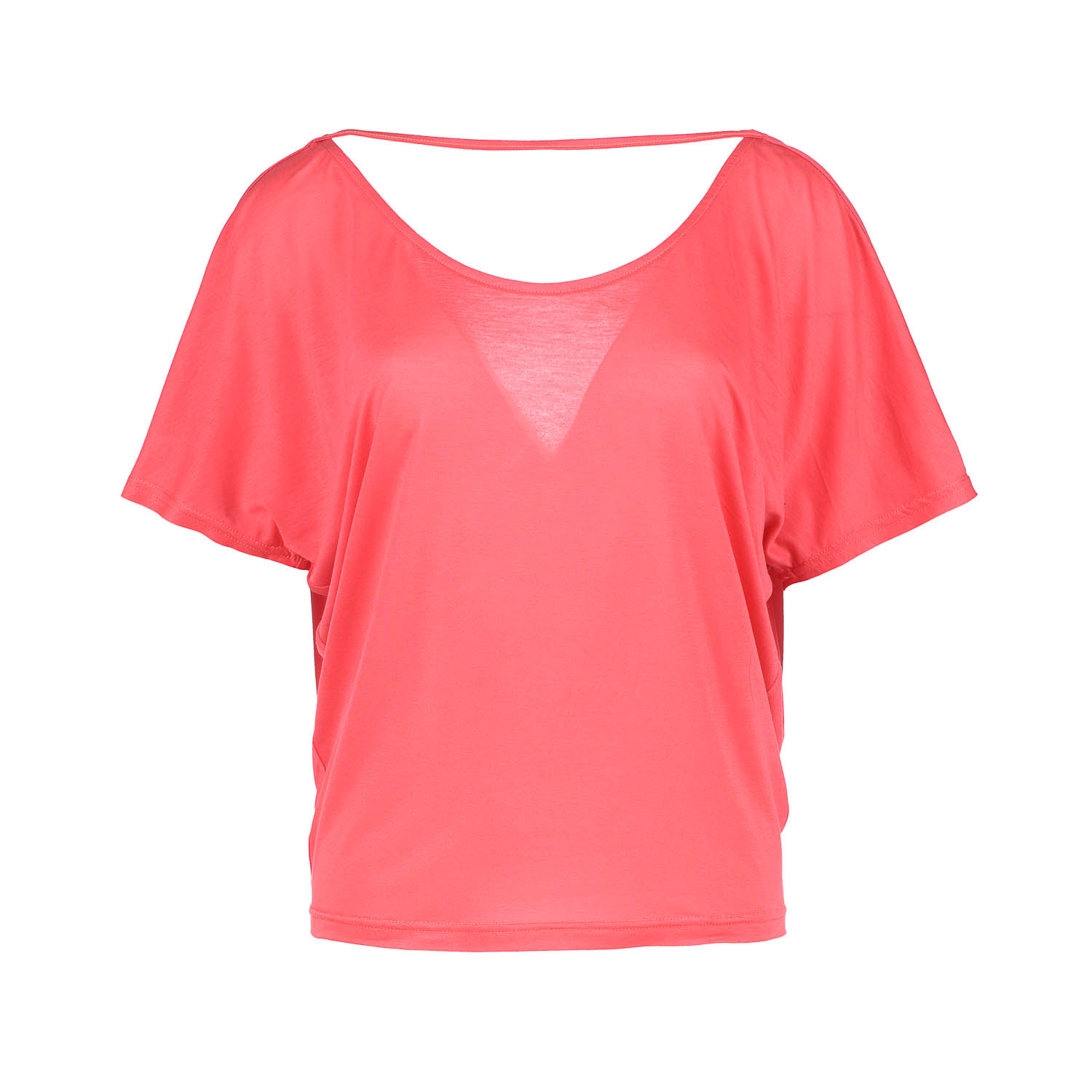 Koraal Drape Back Top