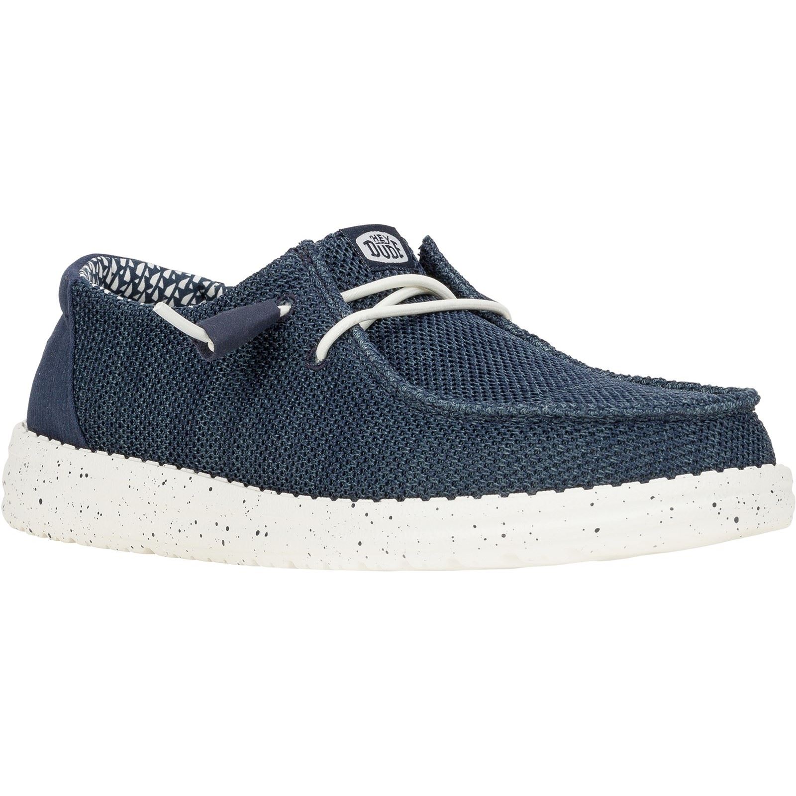 Thumbnail - HEYDUDE Wendy Stretch Mesh Polyester Damen Navy Loafers