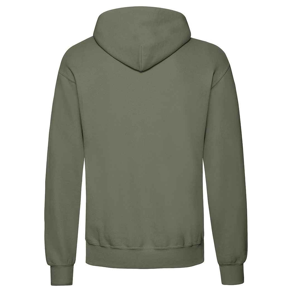 Fruit Of The Loom Unisex Classic Hoodie för vuxna (Klassisk olivolja) herr – bild 2