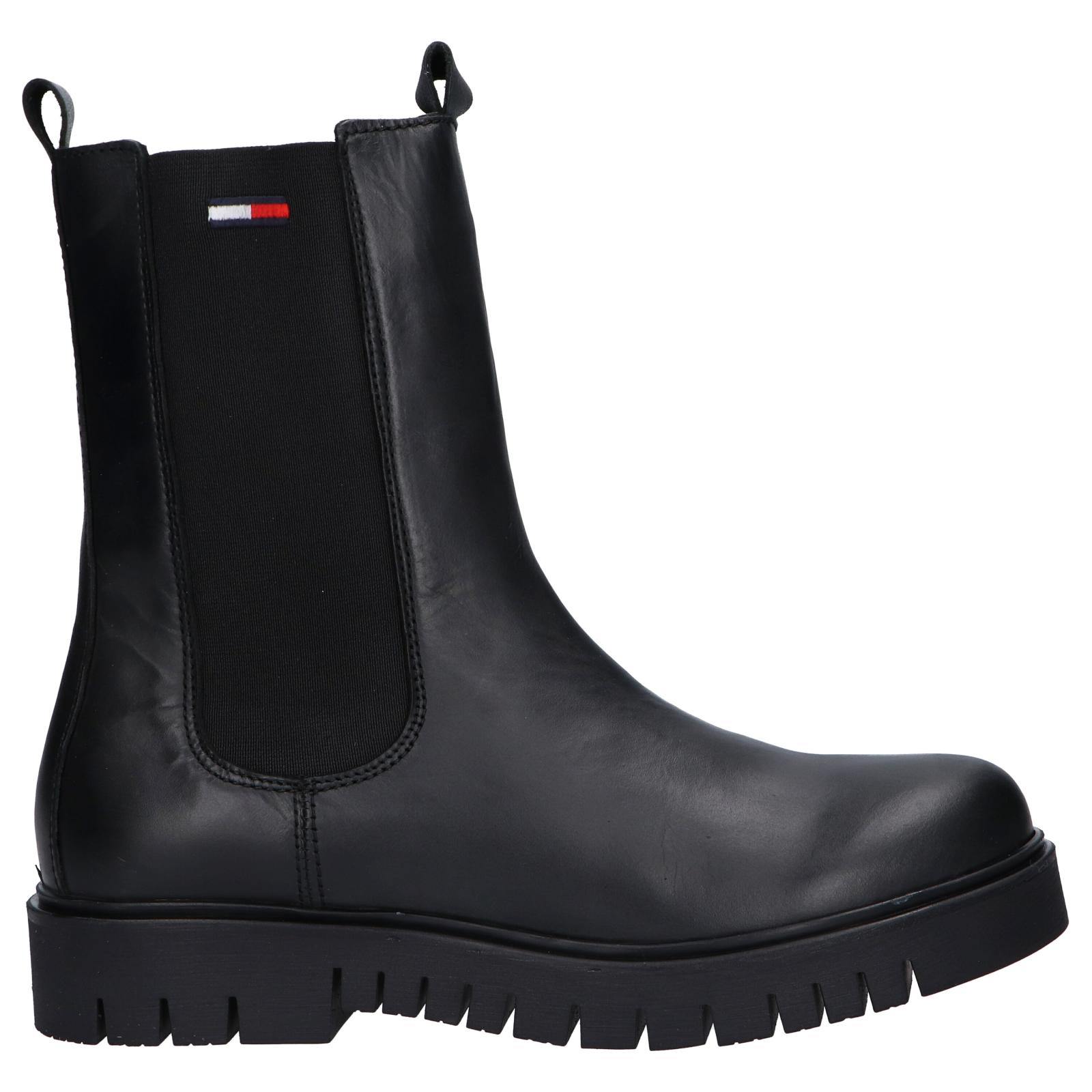 Thumbnail - Schwarze Damenstiefel von Tommy Hilfiger