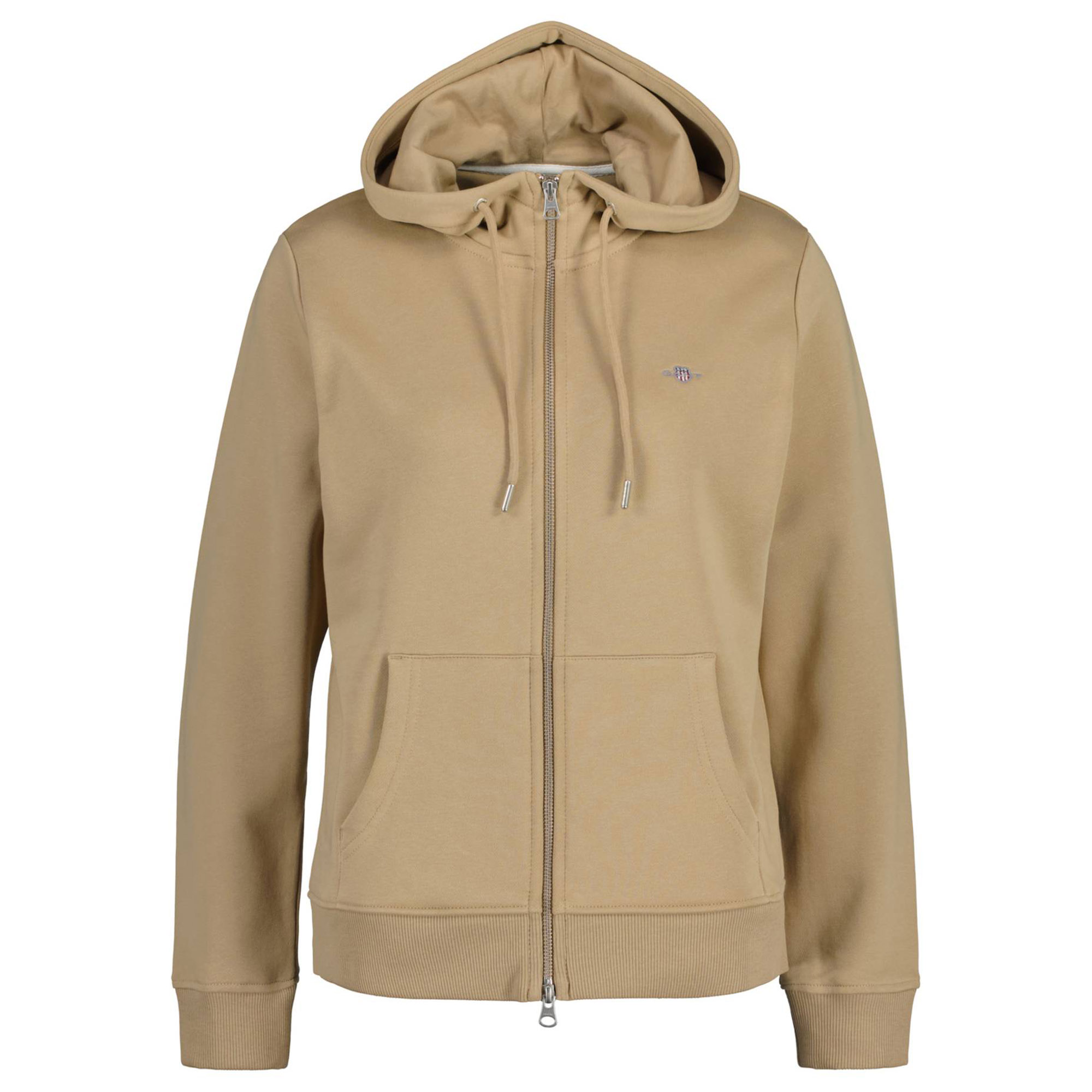 Thumbnail - Gant Regular Shield Zip Hoodie Sweatjacke
