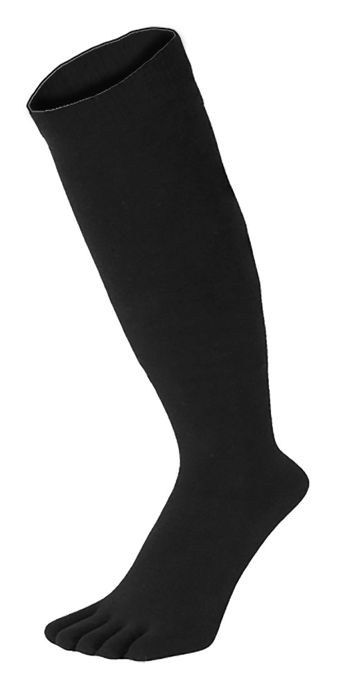 Thumbnail - TOETOE - Herren- und Damen-Essentials Kniestrümpfe mit Feuchtigkeitsableitung - Schwarz