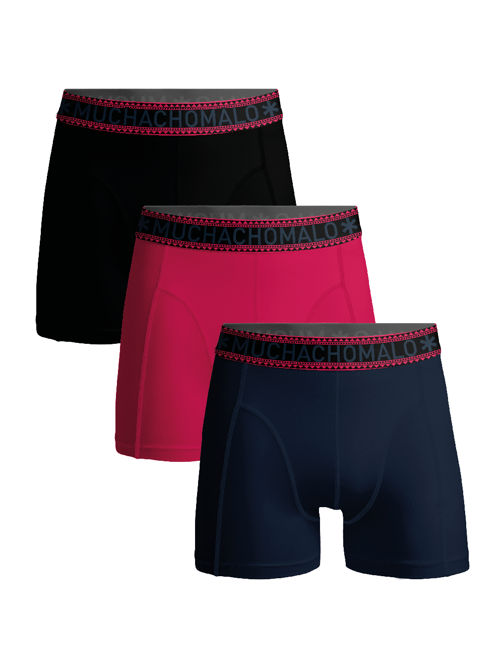 Thumbnail - Muchachomalo Herren Boxershorts – 3 Stück – Herren Unterhosen