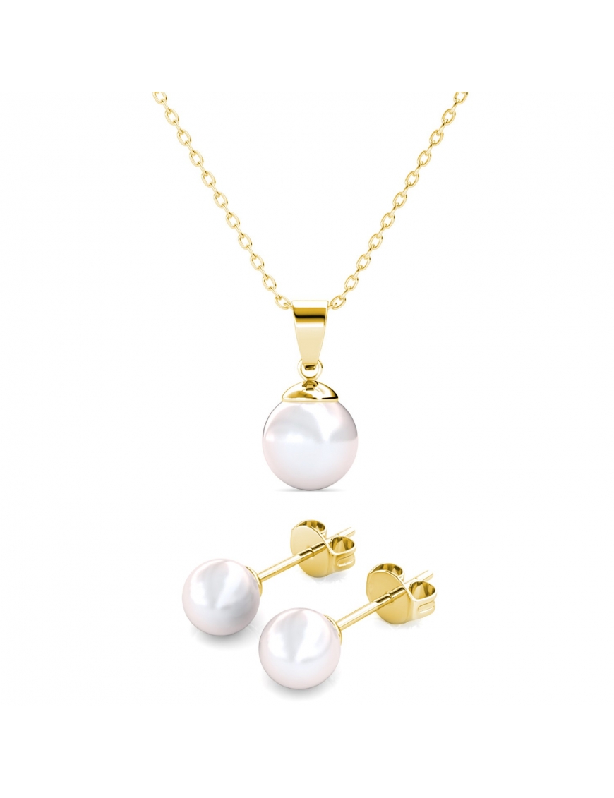 Thumbnail - Perlmuttset - Gold und Kristall