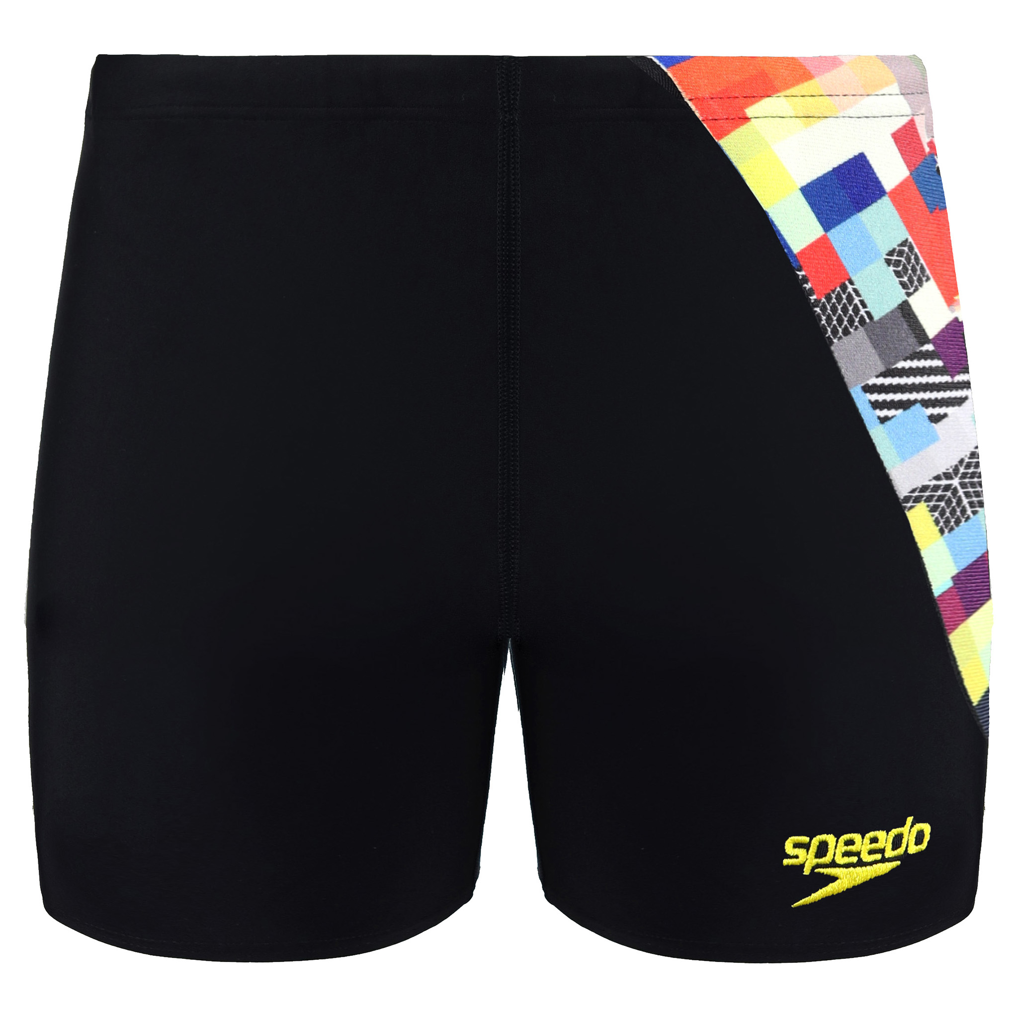 Speedo All Over Print Glichcode Digital Zwart Junior Zwemshort 8 11732D832