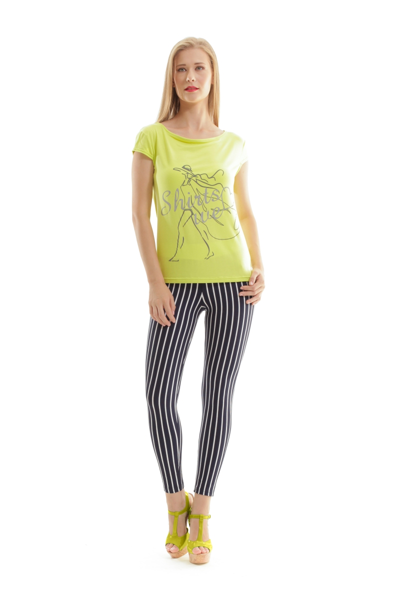 Thumbnail - Bedrucktes Oberteil mit langen Ärmeln