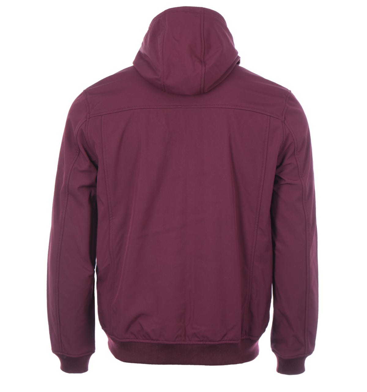 Lyle & Scott Fleecefodrad Softshelljacka i Burgundy herr – bild 2