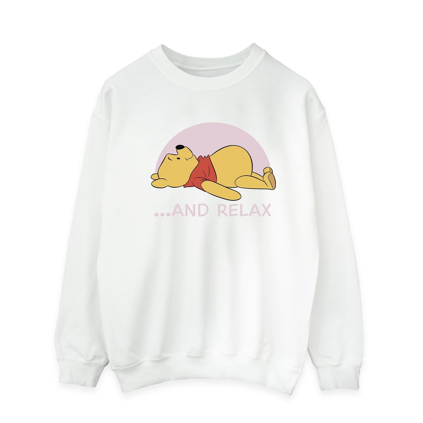 Thumbnail - Disney - "Relax" Sweatshirt für Herren (Weiß)