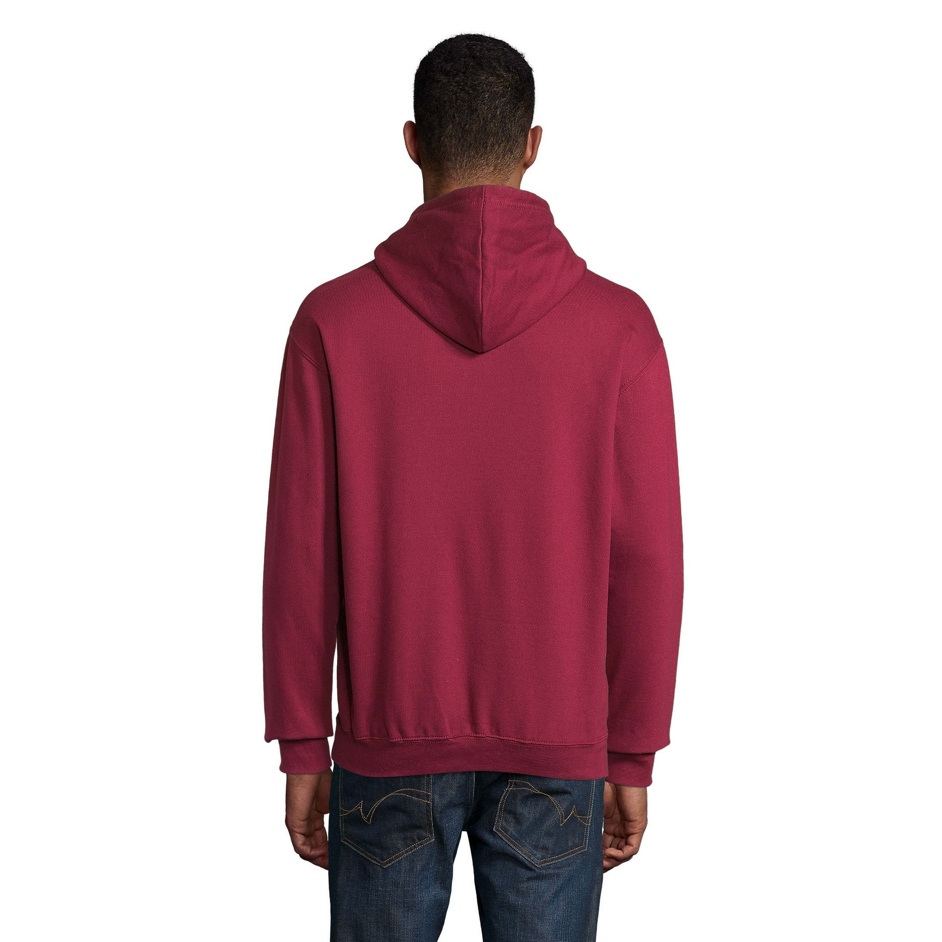 SOLS Unisex Condor Hoodie för vuxna (Bourgogne) herr – bild 2