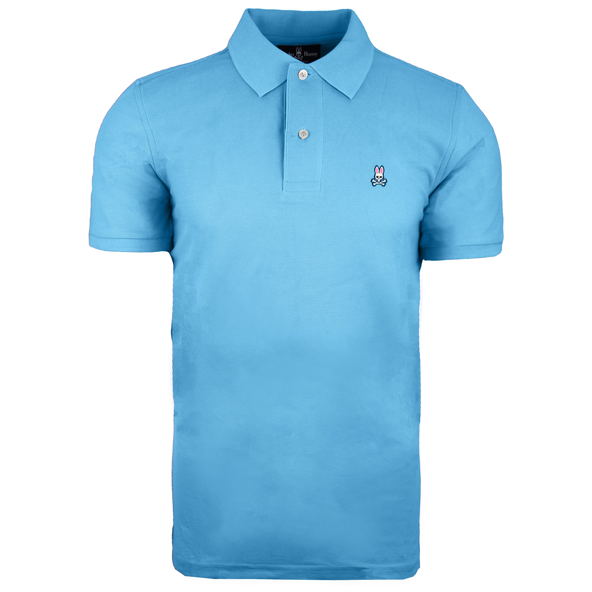 Thumbnail - Psycho Bunny von Robert Godley Kurzärmel Blue Herren Polo Shirt B6K001S7PC BBL