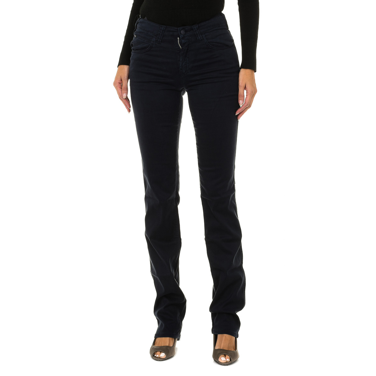 Armani Lange broek van stretchstof 6Y5J75-5N22Z vrouw