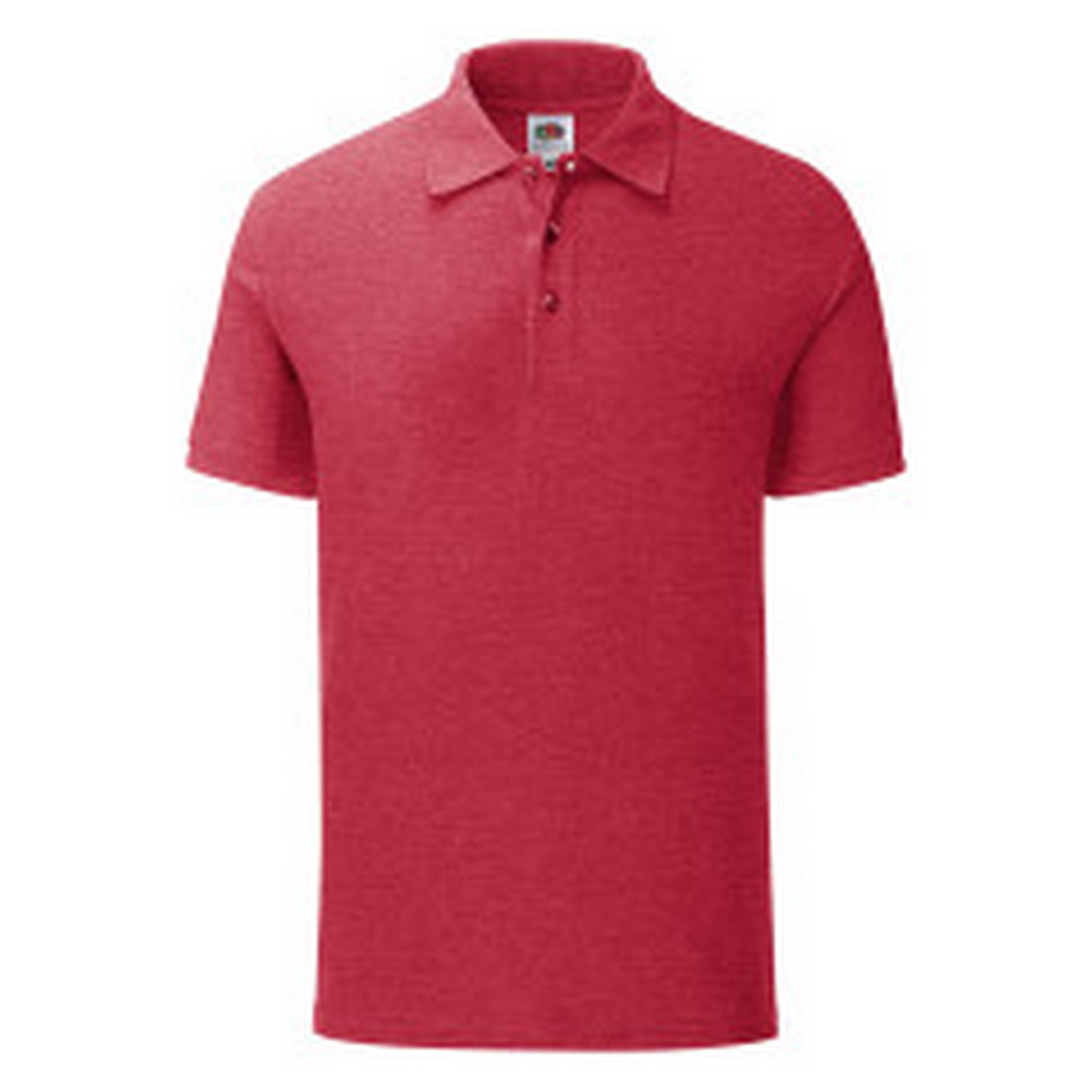 Thumbnail - Fruit of the Loom - "Iconic" Poloshirt für Herren (Heide Rot)