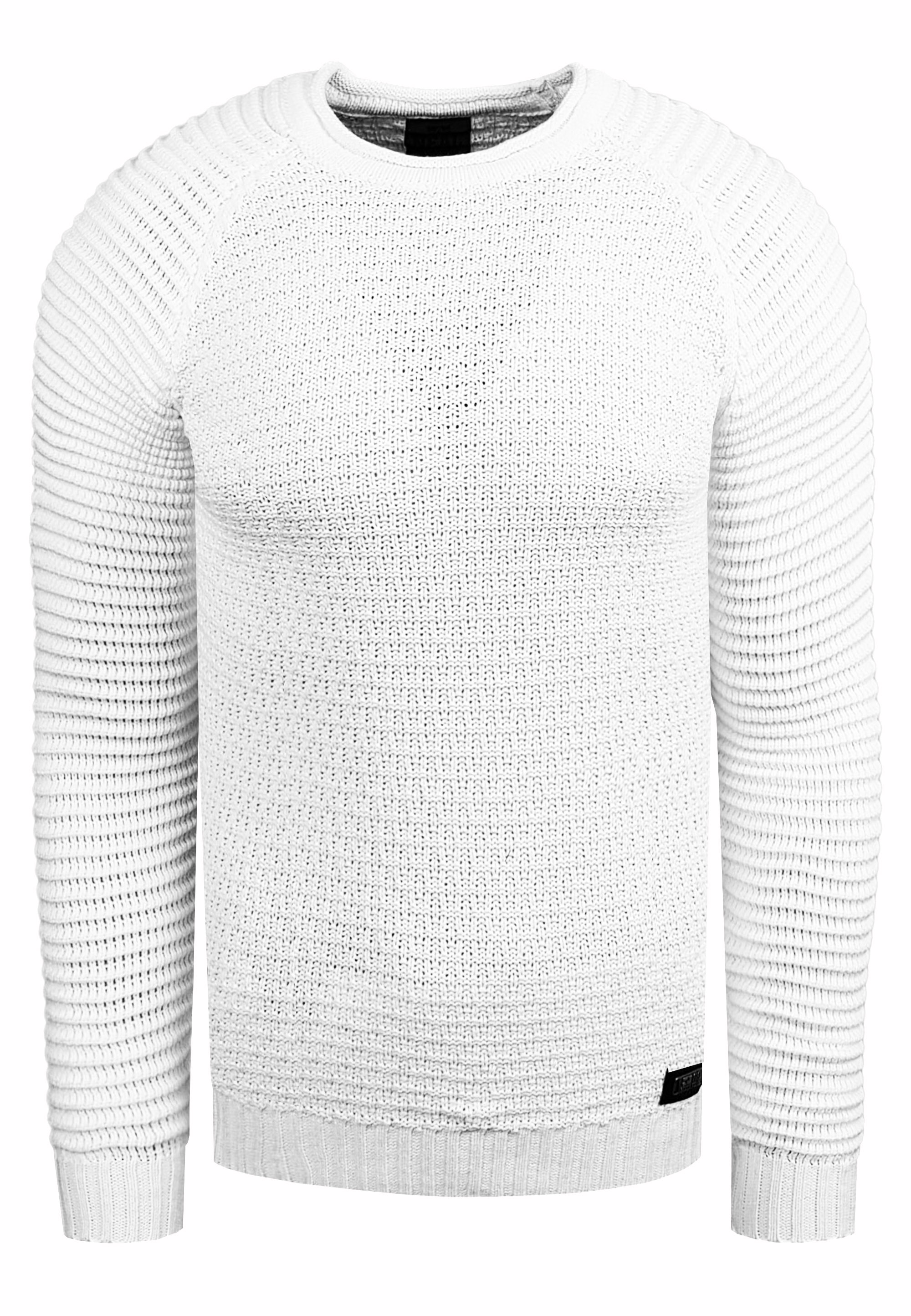 Thumbnail - Rusty Neal Rundhals-Pullover Weiß