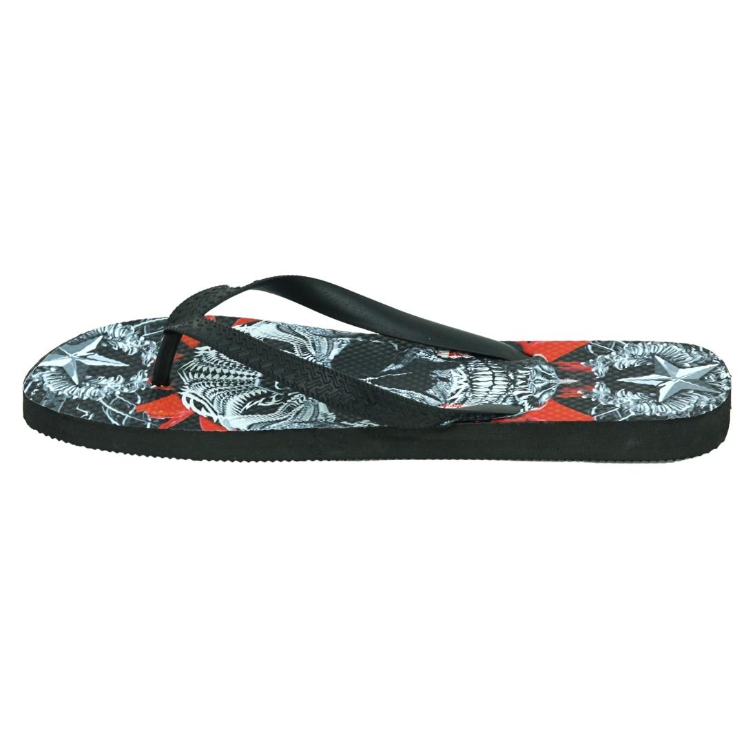 Philipp Plein Skalle Svart Flip Flops sandaler herr – bild 2