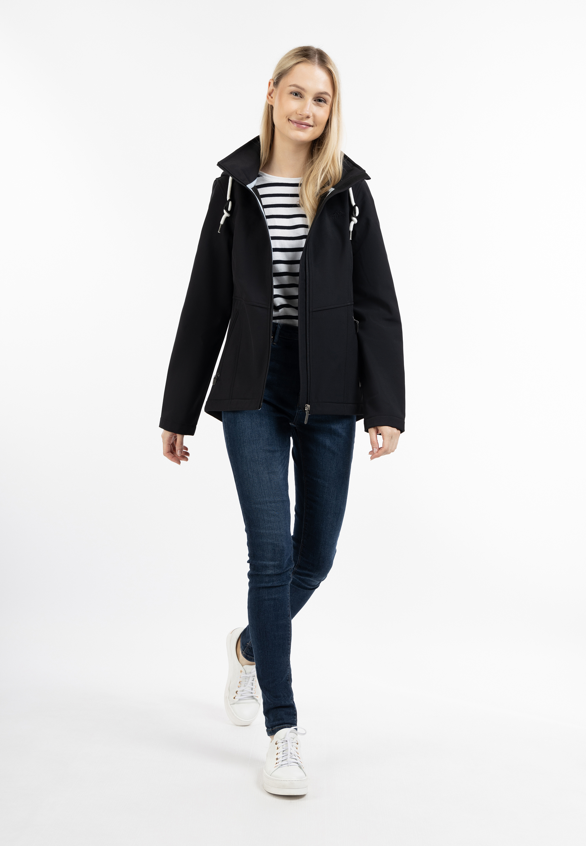 Thumbnail - ICEBOUND Softshelljacke Damen Schwarz