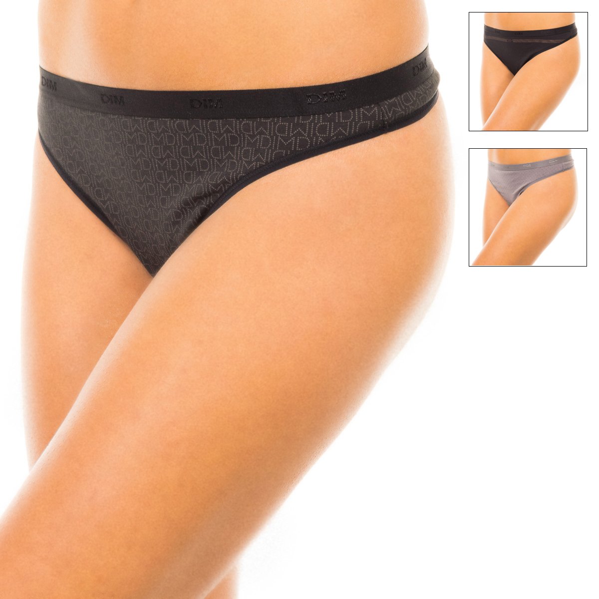 Dim Pack-3 Stringtrosor i bomull med innerfoder D4C19 kvinna dam – bild 2