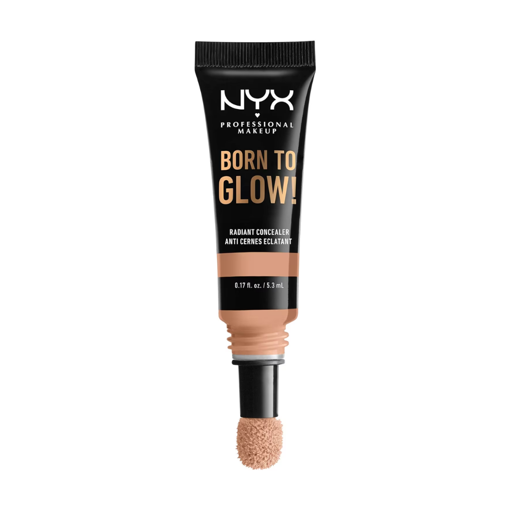 NYX Womens Professional Makeup Born To Glow Concealer - 7.5 Soft Beige - One Size