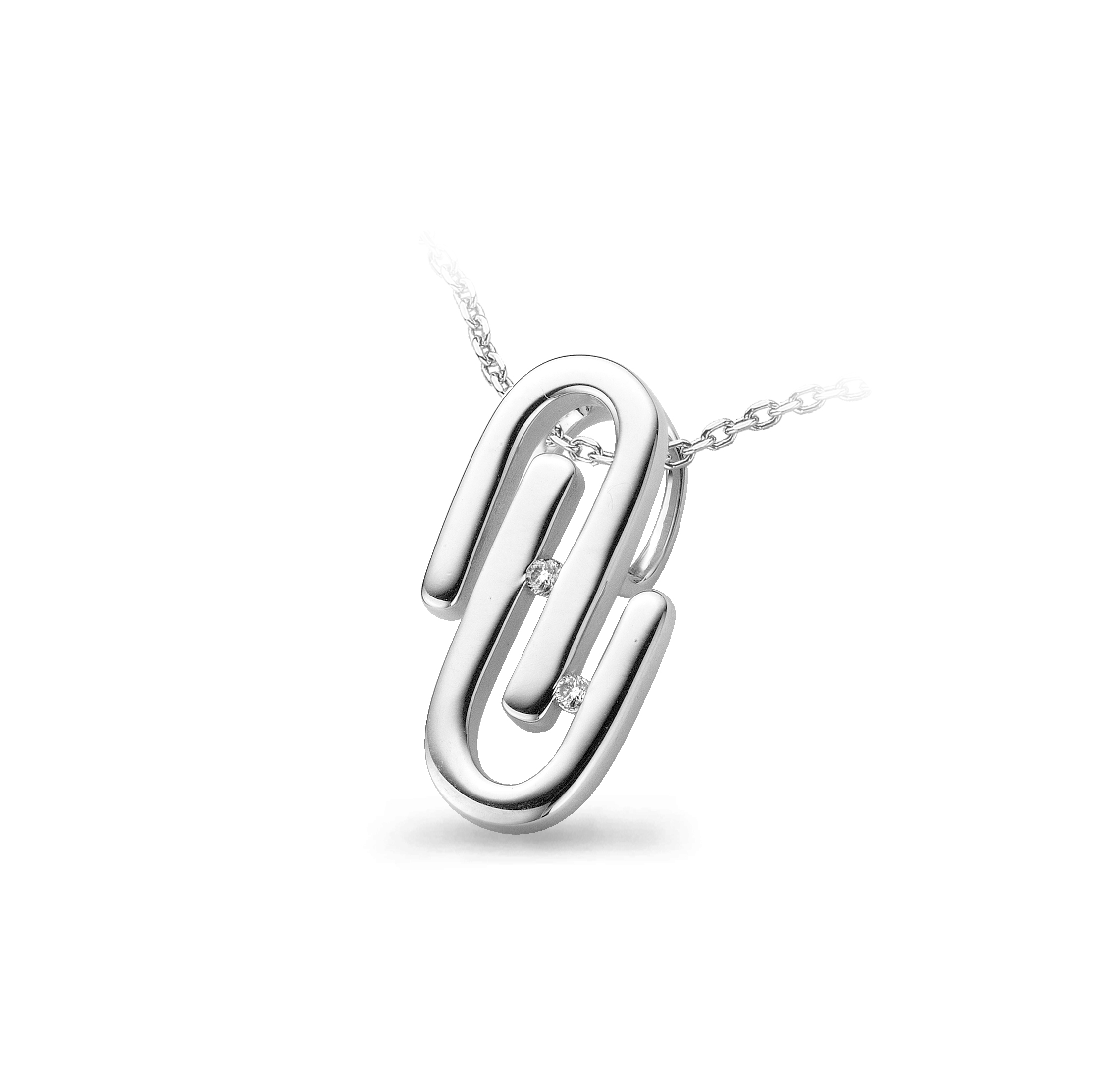 Thumbnail - Orphelia Damen-Kette aus 925er Sterlingsilber mit Anhänger – Silber ZH-4638