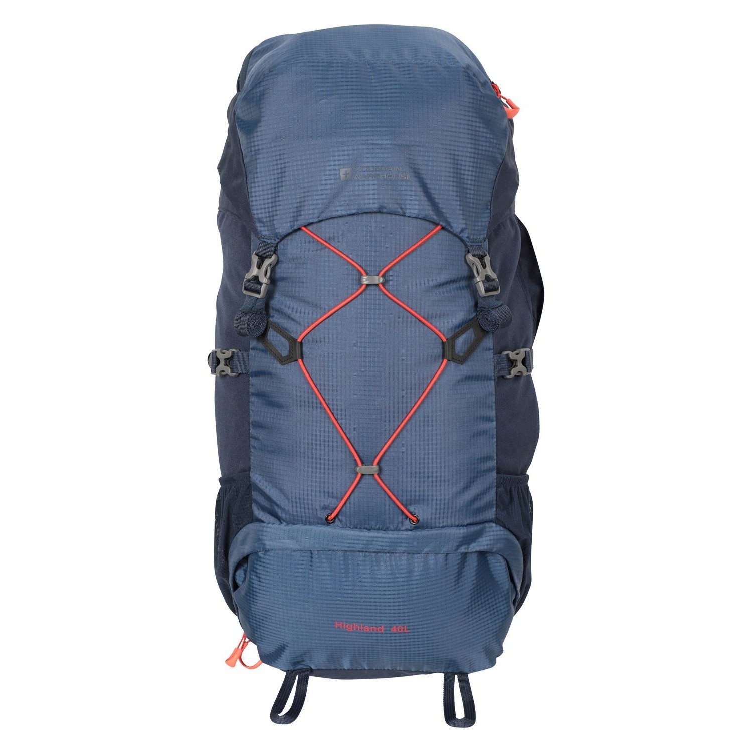 Thumbnail - Mountain Warehouse Highlands 40L Rucksack (Dunkelblau)