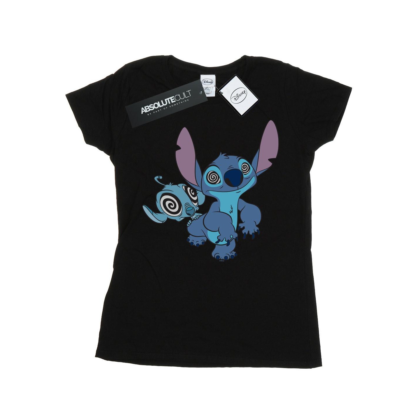 Thumbnail - Disney - "Lilo And Stitch Hypnotized" T-Shirt für Damen (Schwarz)