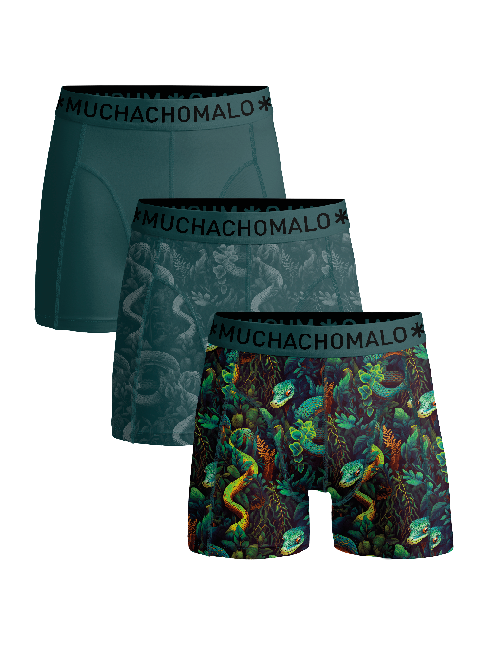 Muchachomalo Herren Boxershorts – 3 Stück – Herren Unterhosen