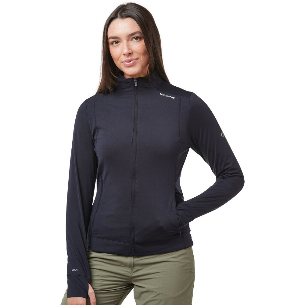 Craghoppers Womens NosiLife Florian Full Zip Fleece Jacket - Navy - Size 8 UK