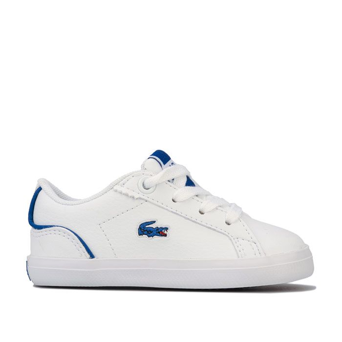 boys white lacoste trainers
