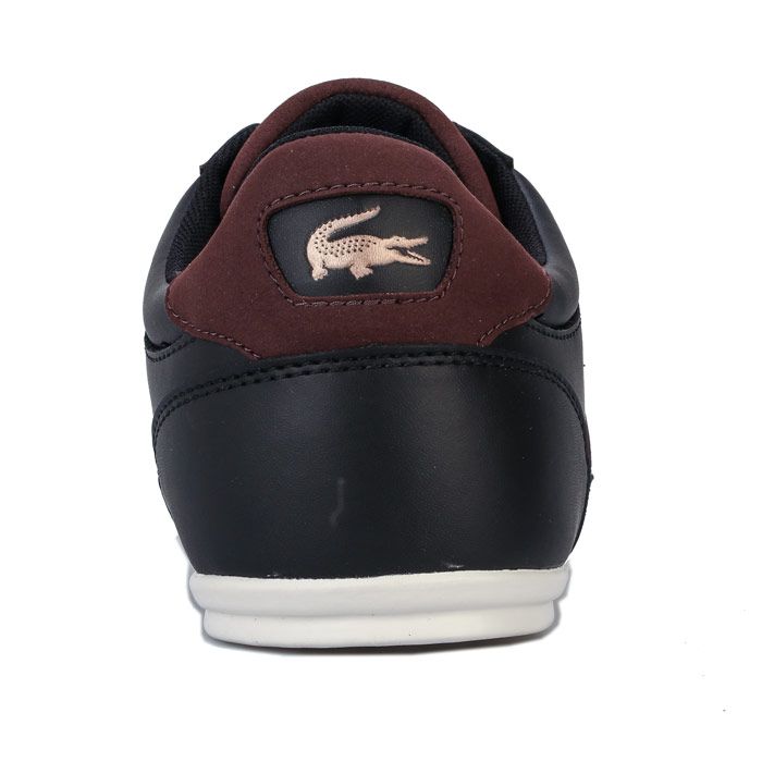 lacoste chaymon leather trainers