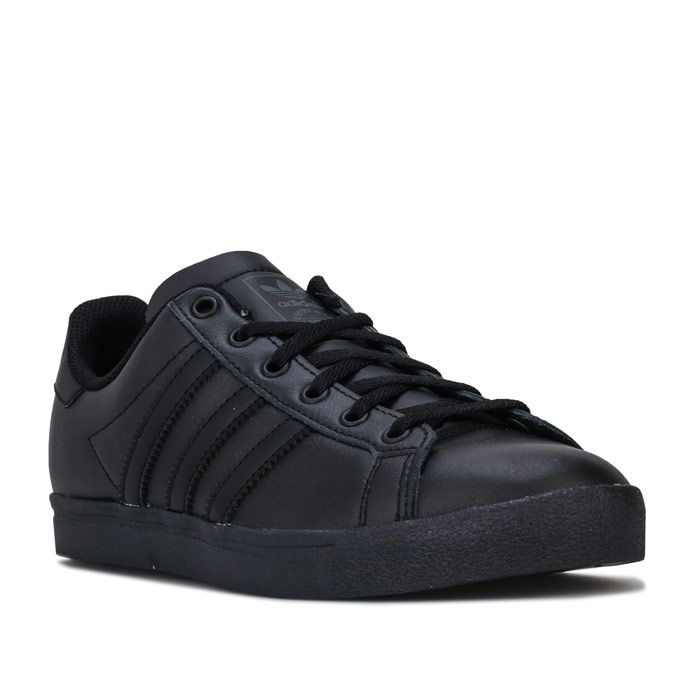 adidas black coast star trainers