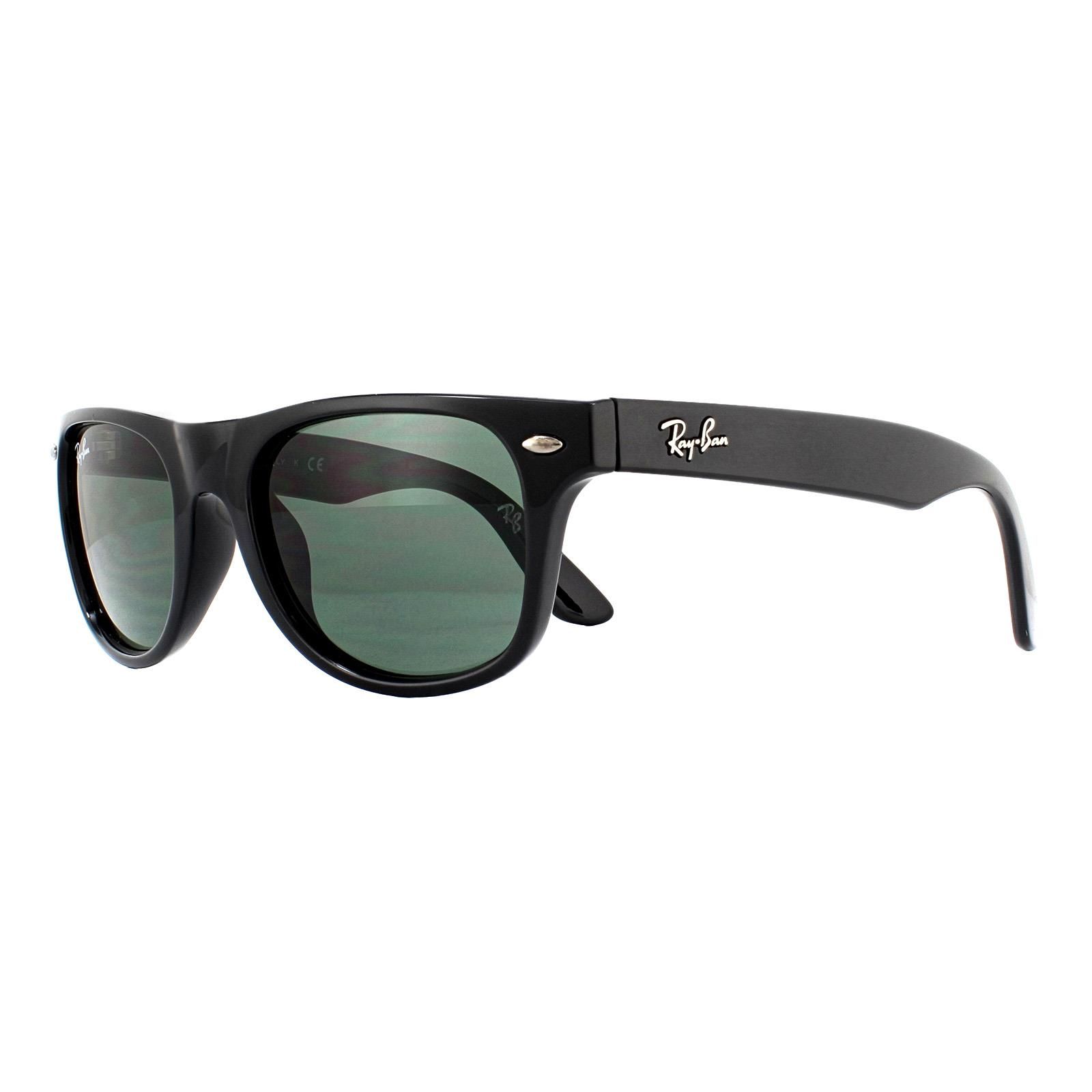 Ray-Ban Junior Sunglasses 9035 100/71 Black Green
