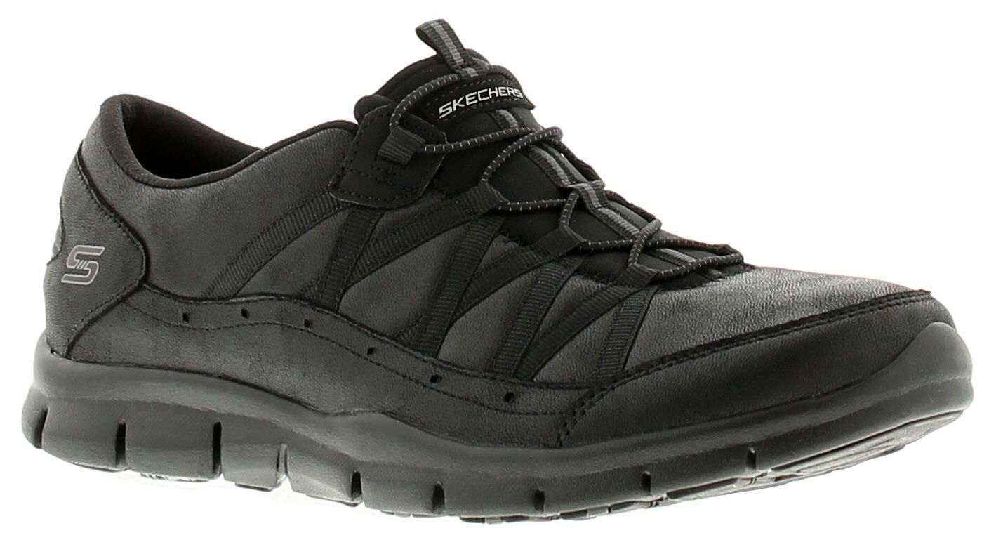 fine taste womens ladies trainers black