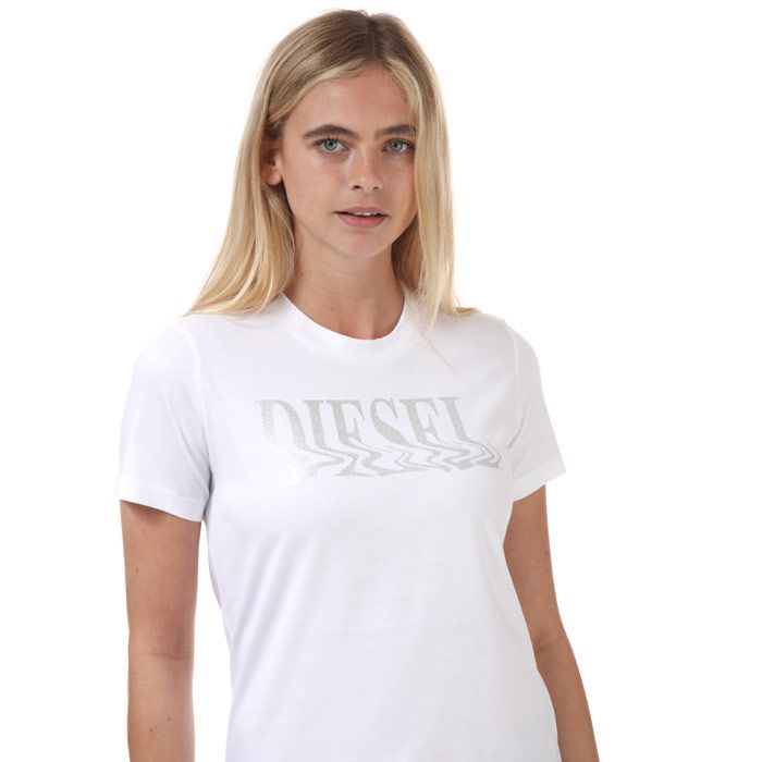 Women's Diesel Sily TShirt White 4in White