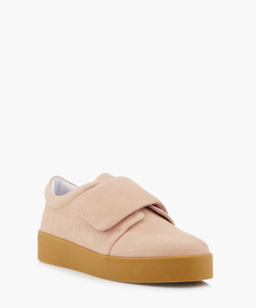 Alby blush suede sneakers