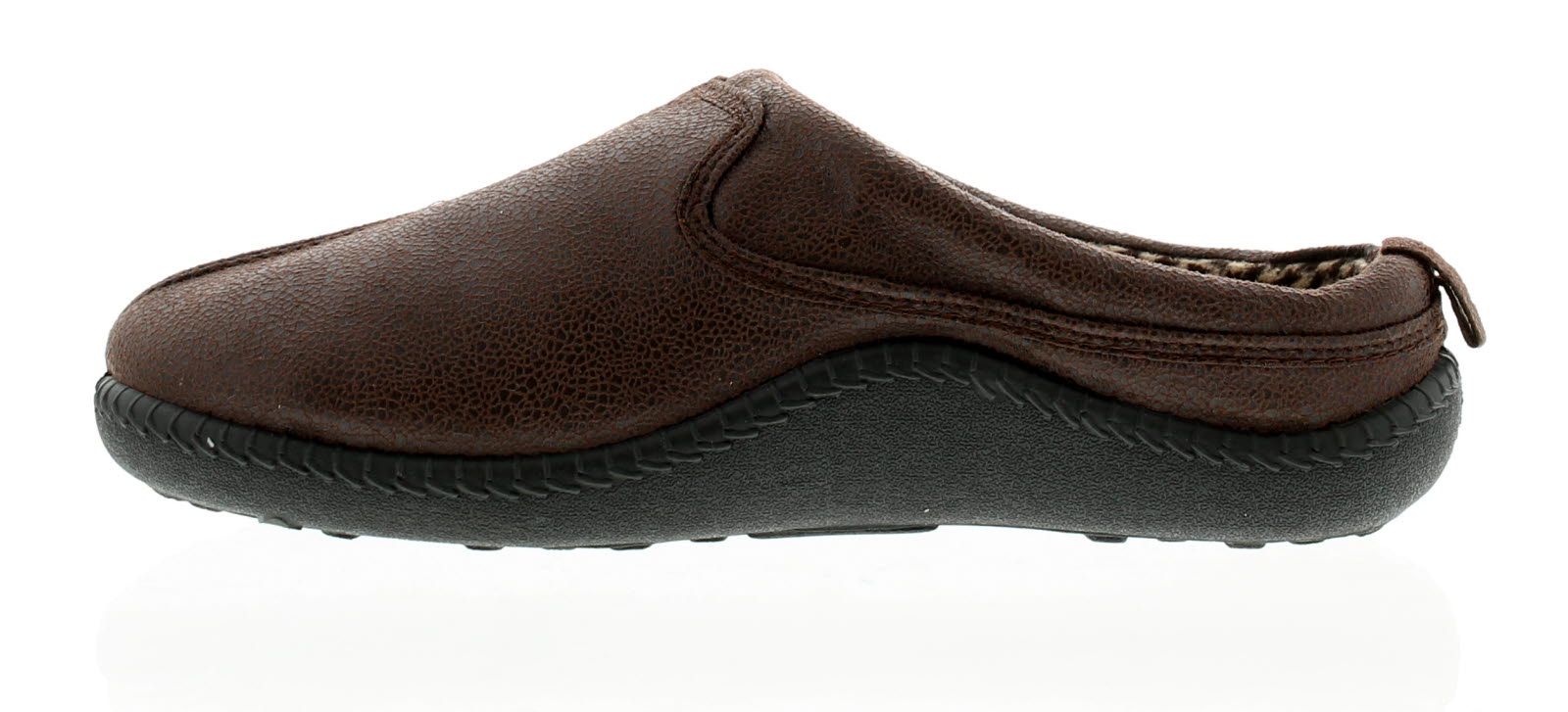 New Mens/Gents Brown Mule Slippers