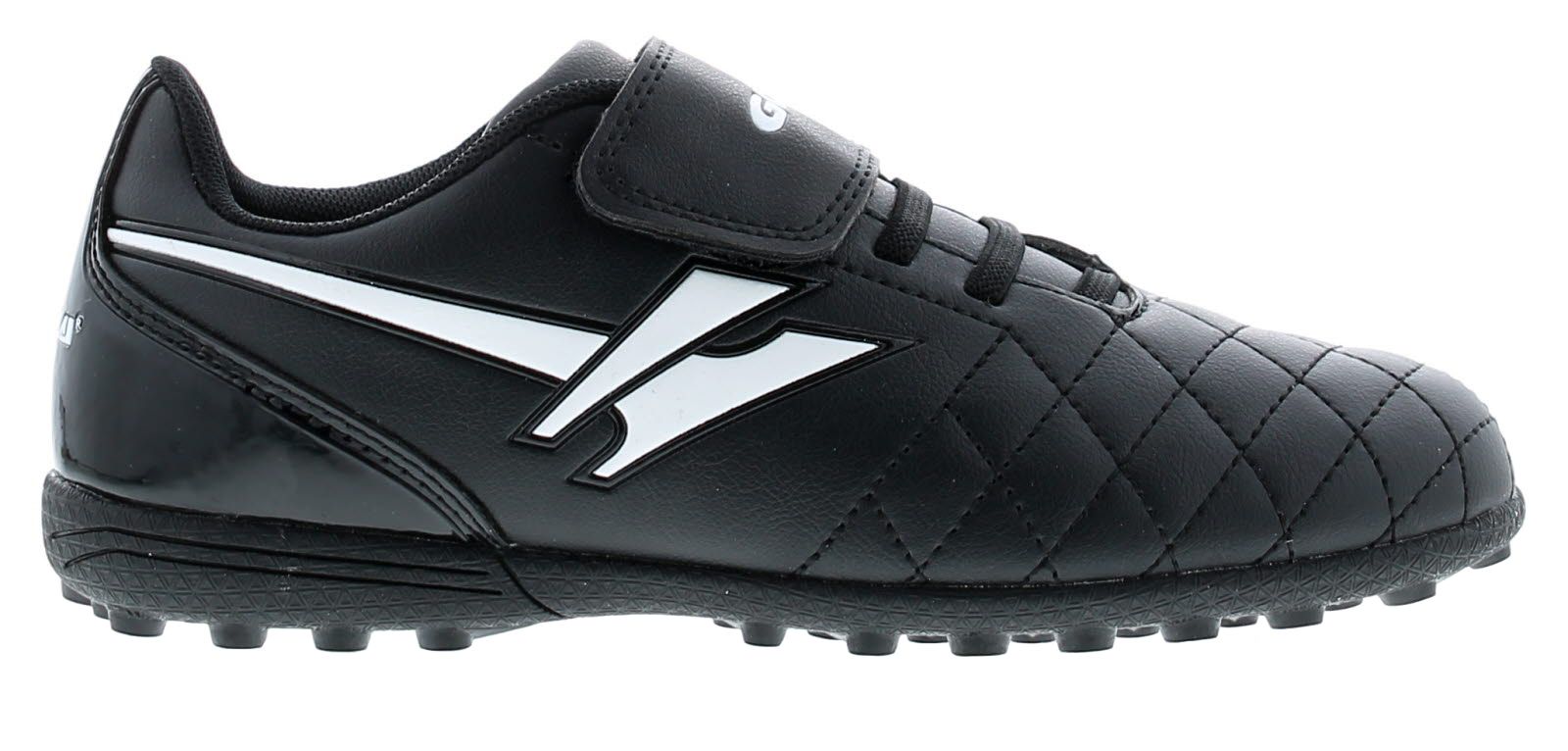 Gola Rey Vx Vel Younger Boys Football Trainers & Astro-Turf Boots 7 - 1. Manmade Upper. Manmade Lining. Synthetic Sole. Gola Rey Vx Vel Lace Ups Velcro Football Boots Boys Childrens.