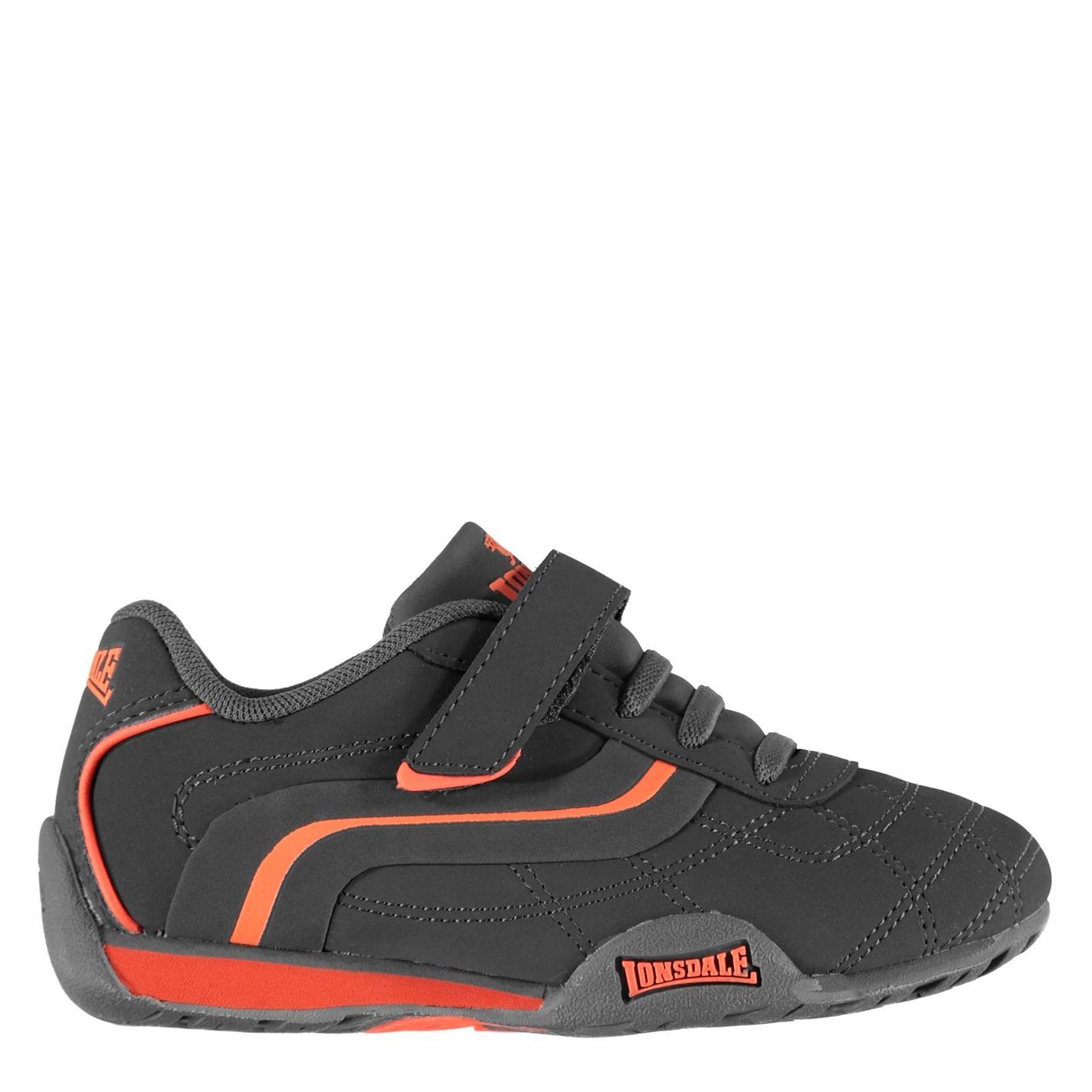 Lonsdale Kids Camden Child Boys Trainers Lace Up Casual Sports Shoes Footwear