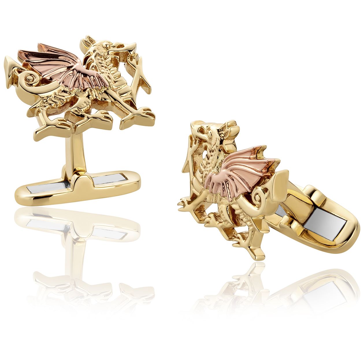 Clogau Welsh Dragon Gold Cufflinks