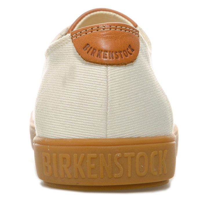 Womens Birkenstock Arran Pumps - Regular Width in white.<BR><BR>- Twill canvas upper.<BR>- Round toe.<BR>- Lace up construction.<BR>- Comfortable canvas lining.<BR>- Suede footbed lining.<BR>- Removable  anatomically formed cork-latex footbed<BR>- Rubber outsole.<BR>- Regular fit.<BR>- Textile upper  Textile lining  Synthetic sole.<BR>- Ref: 0415521