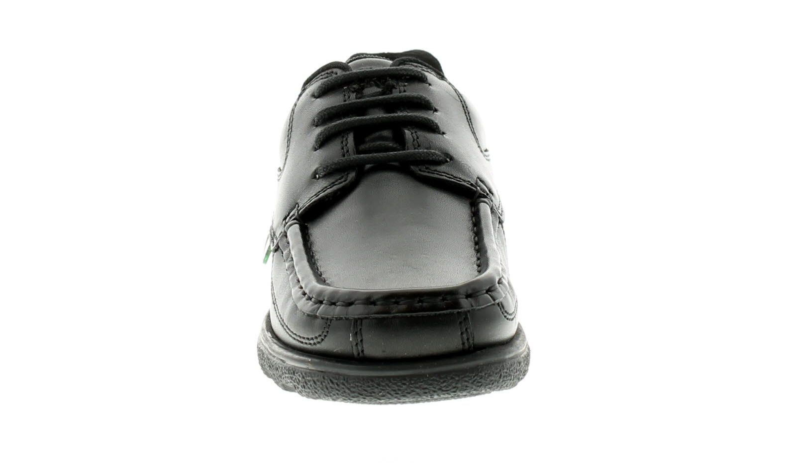 Kickers Fragma Lace 3 Junior Boys Shoes in Black
