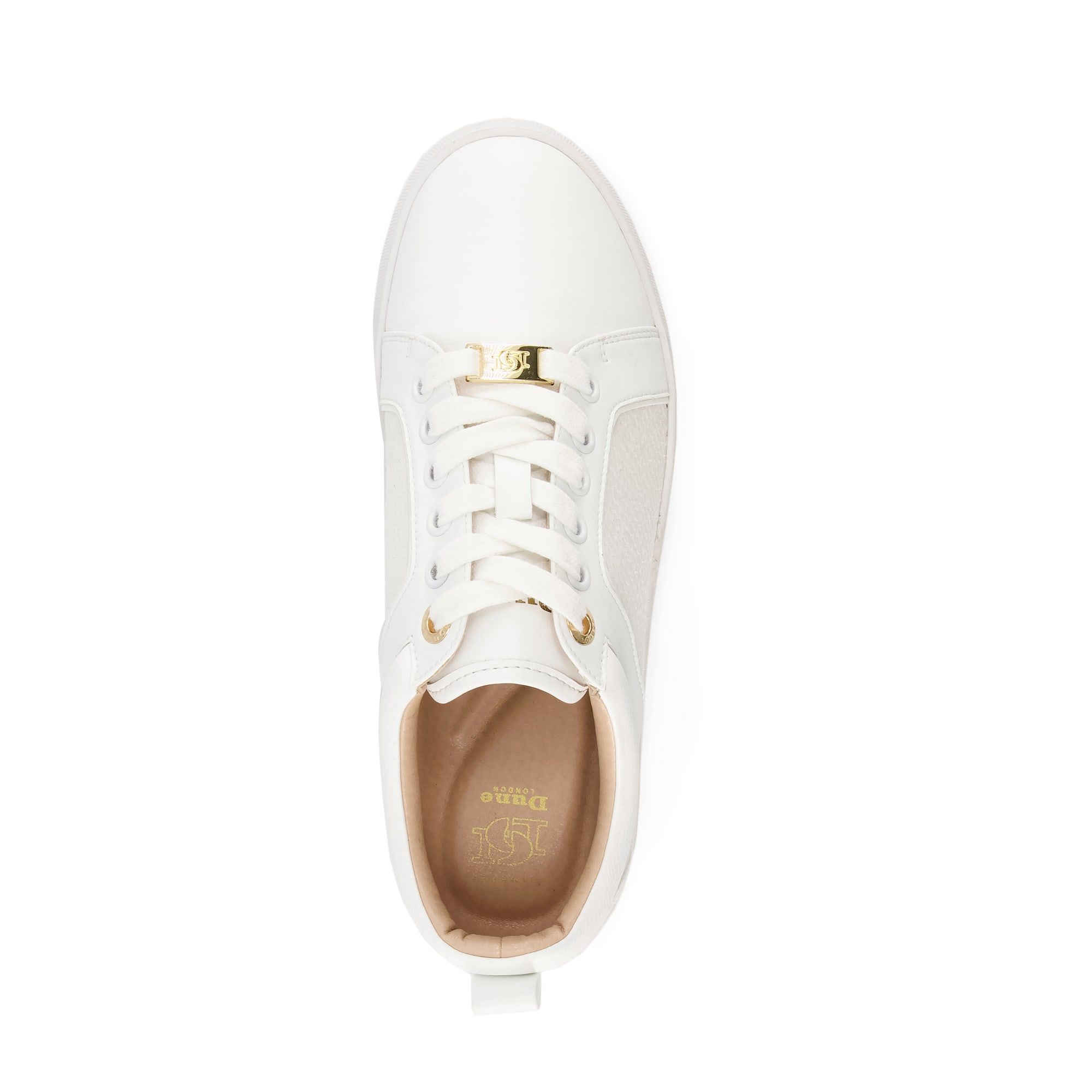 Featuring a chunky sole, comfortable round toe and lace-up fastening. These mix material trainers will add instant interest to you casual looks. The wide fit collection offers that extra space for your feet to breathe.