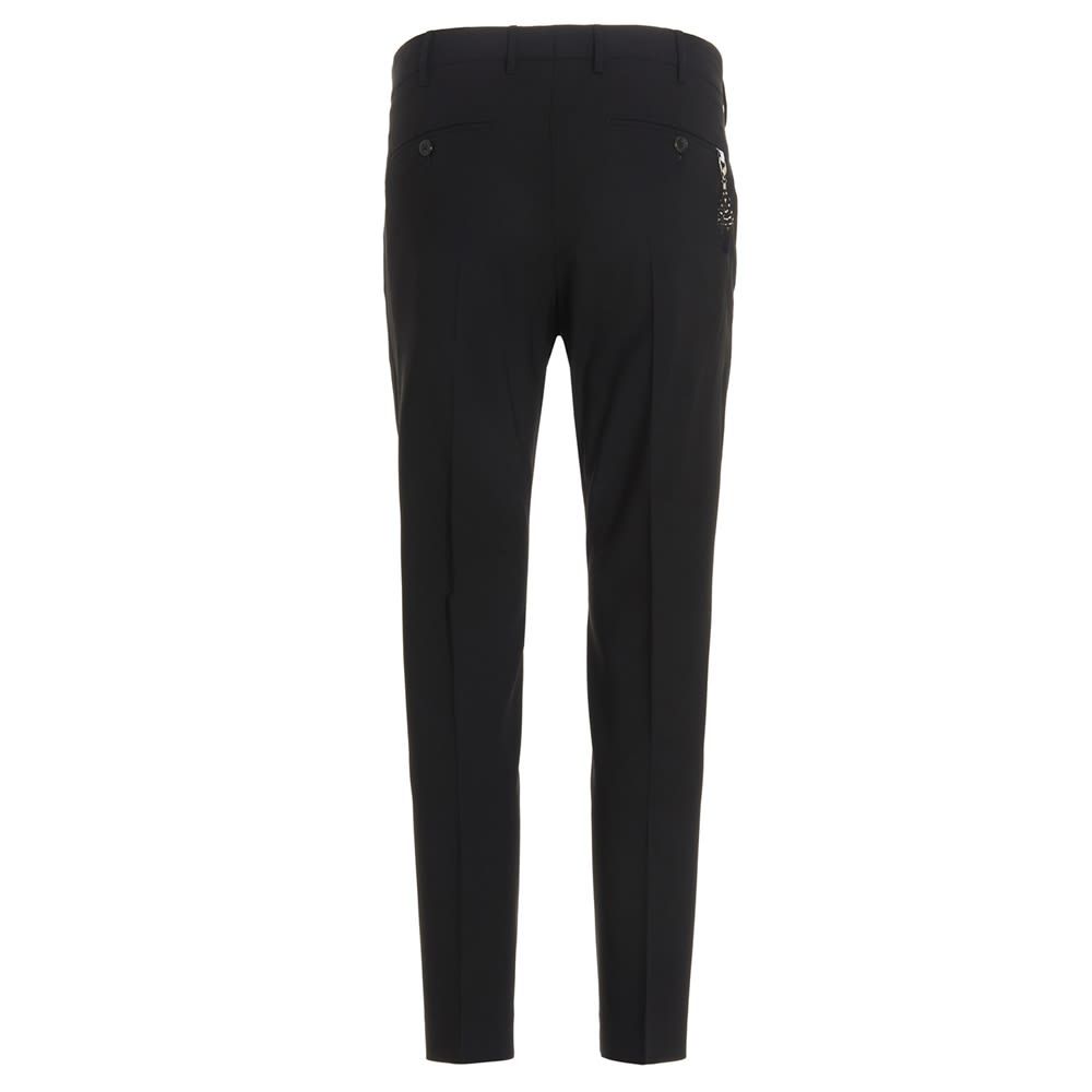 'Dieci' stretch wool trousers featuring a comfort-style leg.