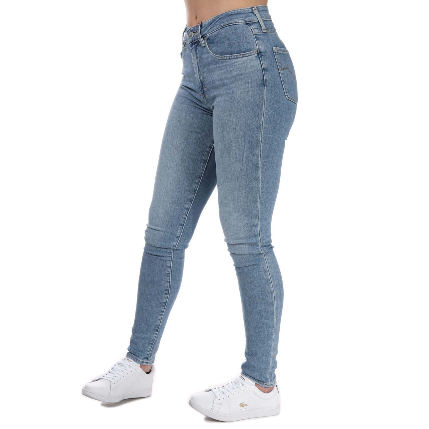 Women's Levis 721 High Rise Skinny Jeans in Light Blue