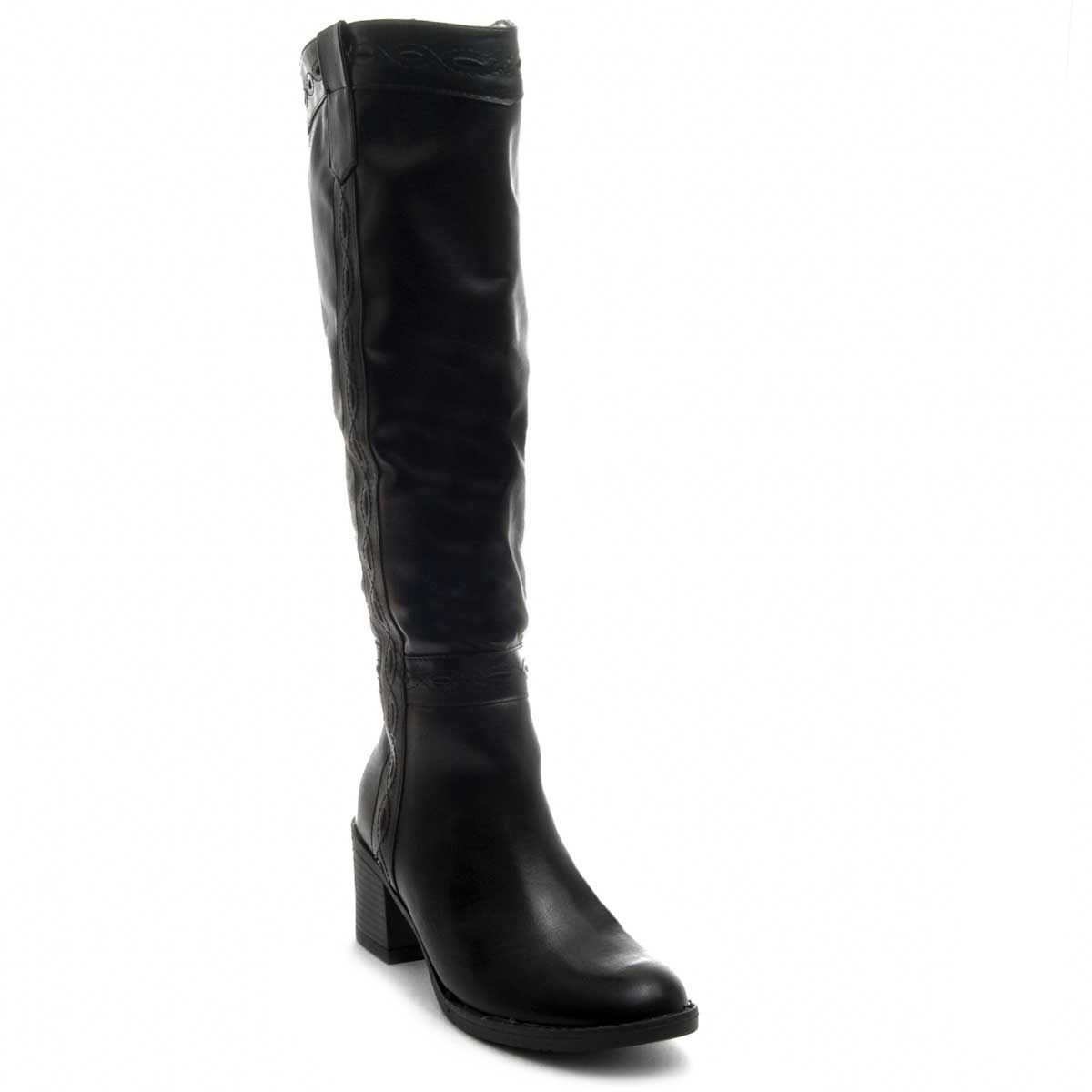 Capsula Kylie collection. High Comfortable Woman Boot. Comfortable wide heel. Material adaptable to the leg. Zip closure on the side. Previous and later buttress. Anti-slip rubber floor. Inner textile material. Padded template. Sewing doubly reinforced. Comfortable Hormo. Easy to clean material.