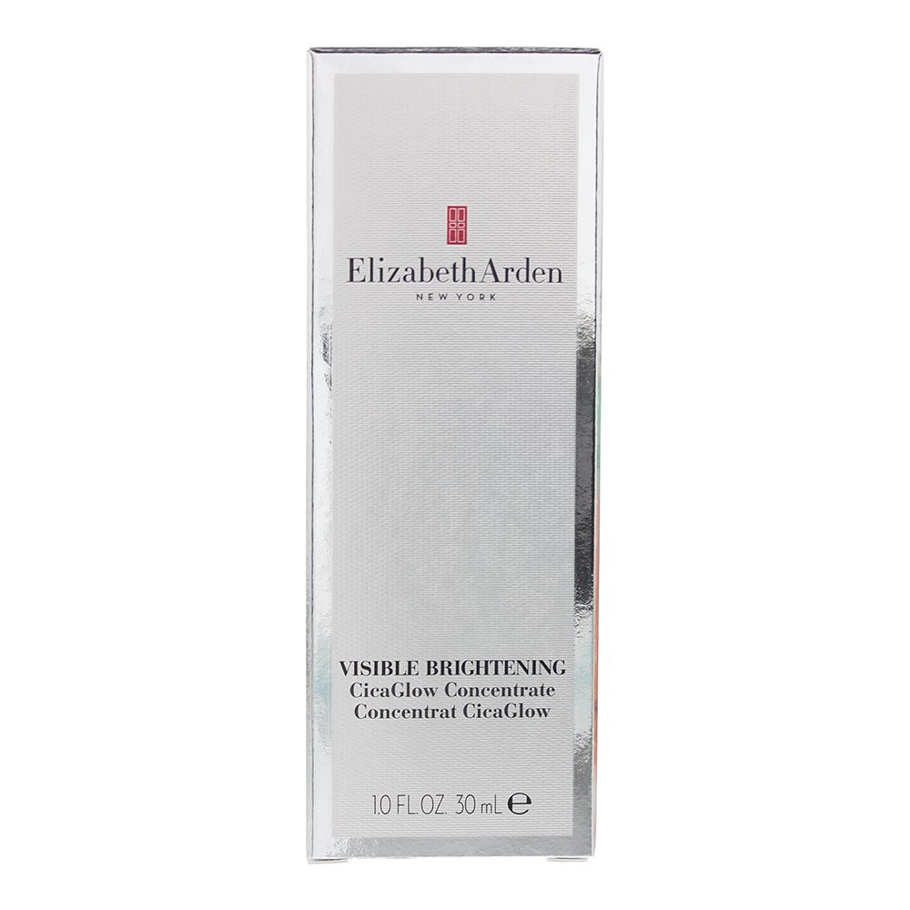 Elizabeth Arden Visible Brightening Cicaglow Concentrate, Soothes, Brightens, and smooths the skin.  Leaves skin looking clearer and brighter with a rosy glow. This product is suitable for daily use.
