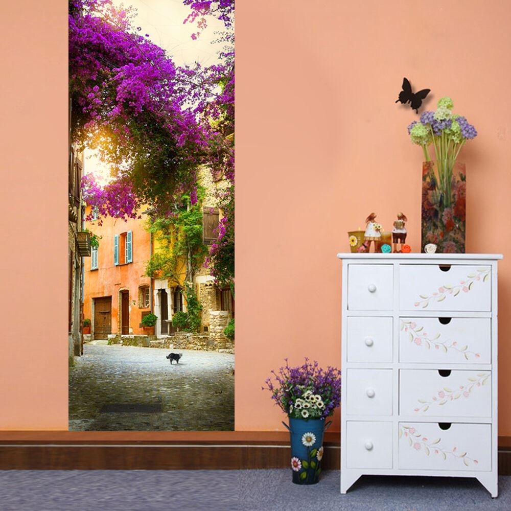 -Transform your room with the stunning Wallflexi door mural collection.
- To provide an easier, flexible and durable application the door mural is made out of PVC and is not only self-adhesive but also water resistant. 
- The door mural finishing size is 88 cm x 200 cm and the package contains 2 pieces of 44 x 200 cm.
