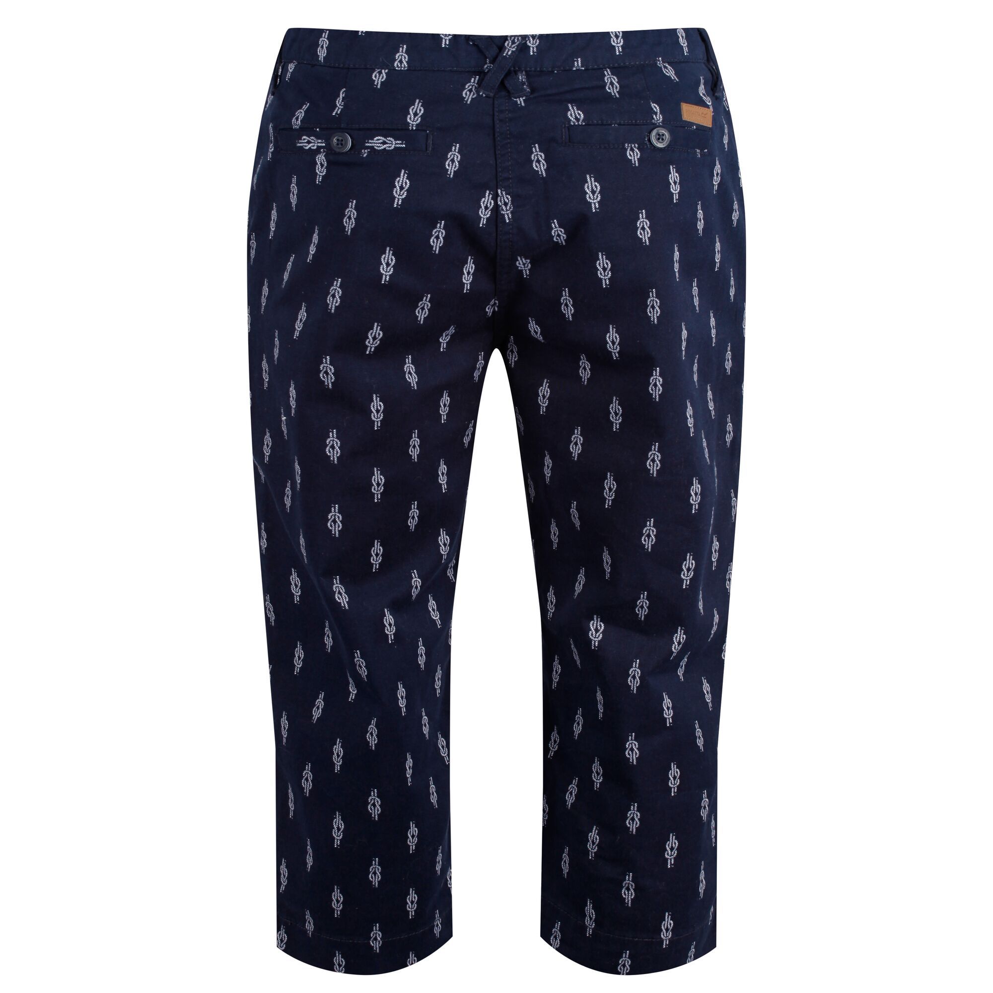 97% cotton, 3% elastane twill fabric. Garment washed for softer handle. Relaxed fit curved pockets and split hems. 2 side pockets and 2 back pockets. Plain and all over print options.