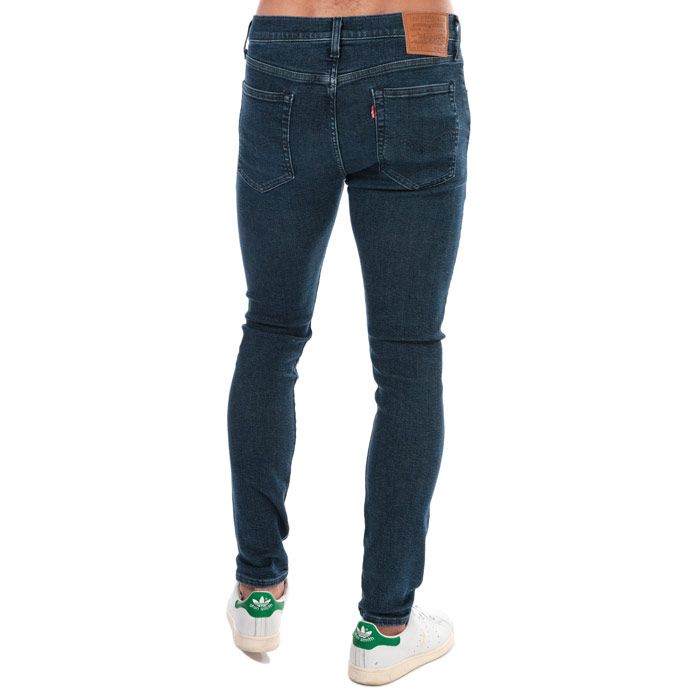 Mens Levis 519 Sage Overt Extreme Skinny Jeans in denim.- Classic 5 pocket styling.- Zip fly and button fastening.- Sits below waist.- Super skinny from hip to ankle.- Super skinny leg.- Short inside leg length approx. 30in  Regular inside leg length approx. 32in  Long inside leg length approx. 34in.- 82% Cotton  14% Lyocell  3% Polyester  1% Elastane. Machine wash at 30 degrees.- Ref: 248750106