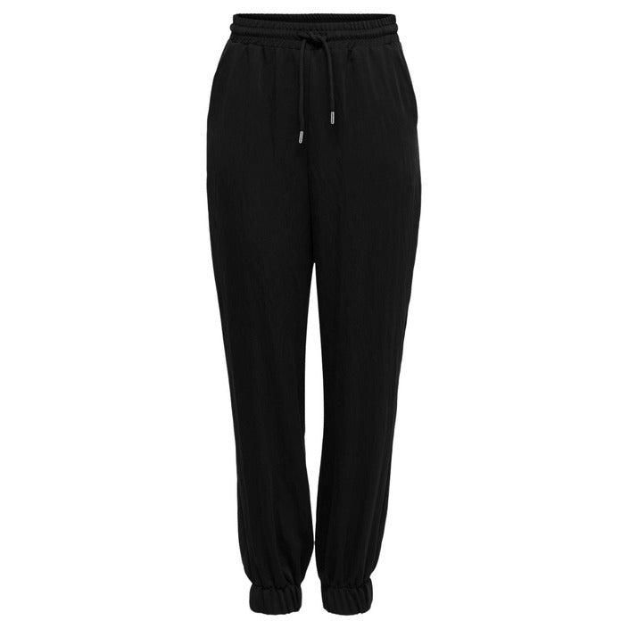 Brand: Only
Gender: Women
Type: Trousers
Season: Fall/Winter

PRODUCT DETAIL
• Color: black
• Pattern: plain
• Pockets: front pockets

COMPOSITION AND MATERIAL
• Composition: -52% lyocell  -48% polyester 
•  Washing: machine wash at 30°