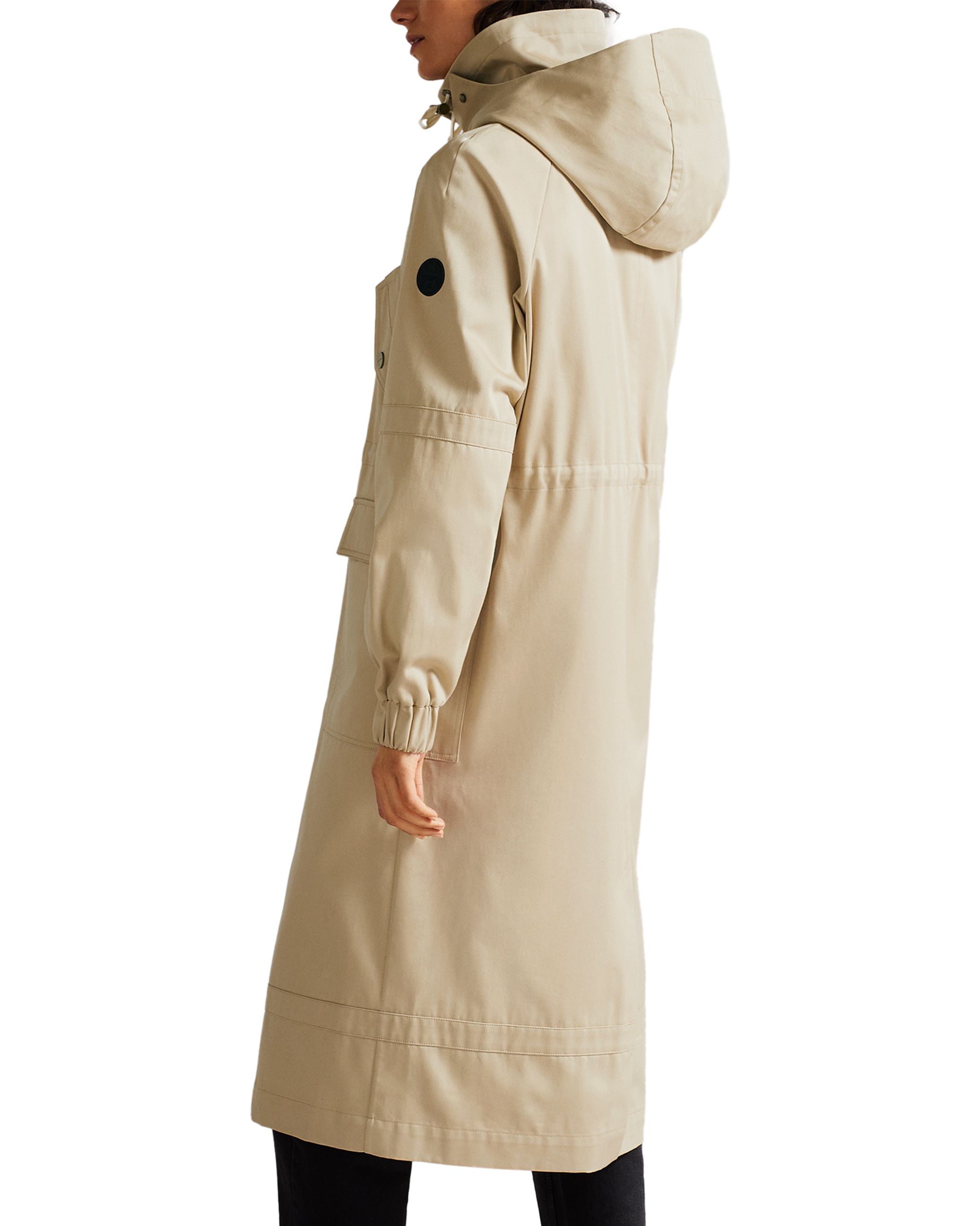 Cotton Twill Mac With Detachable Lining